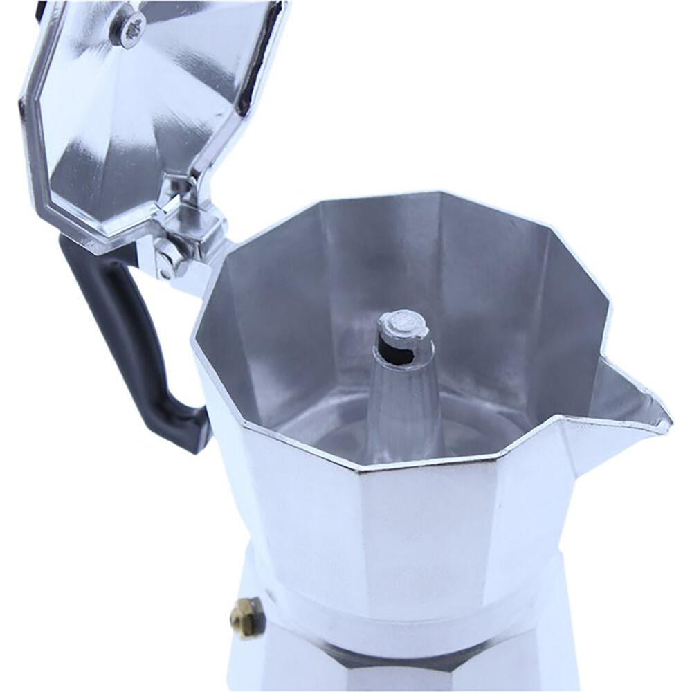 Cafeteira Italiana Clássica 6 Chávenas com Pega Ergonómica – Compatível com Indução