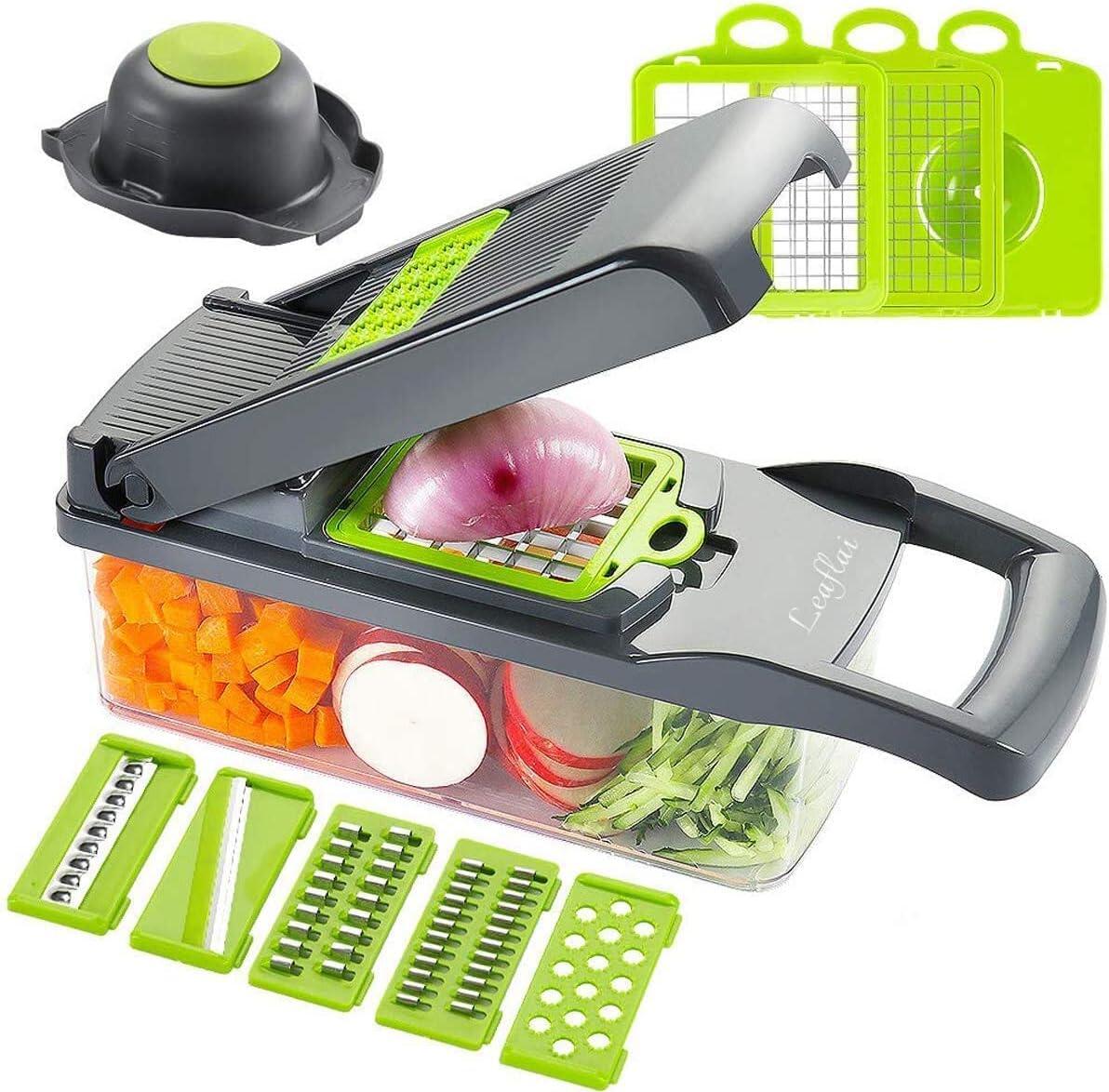 Cortador Multifunções de Legumes 16 em 1 – Mandolina Profissional