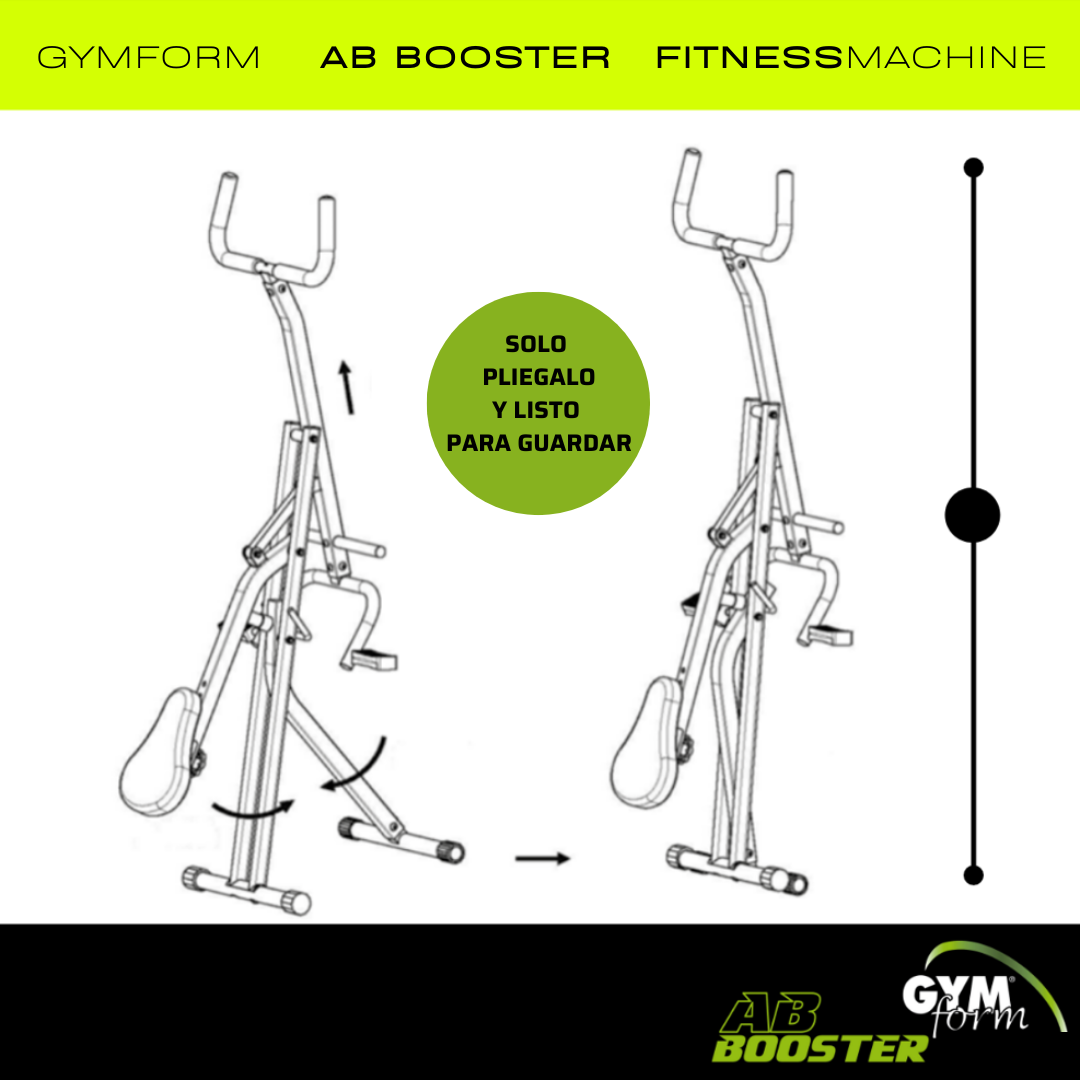 Equipamento de Musculação e Abdominais – AB Booster Plus