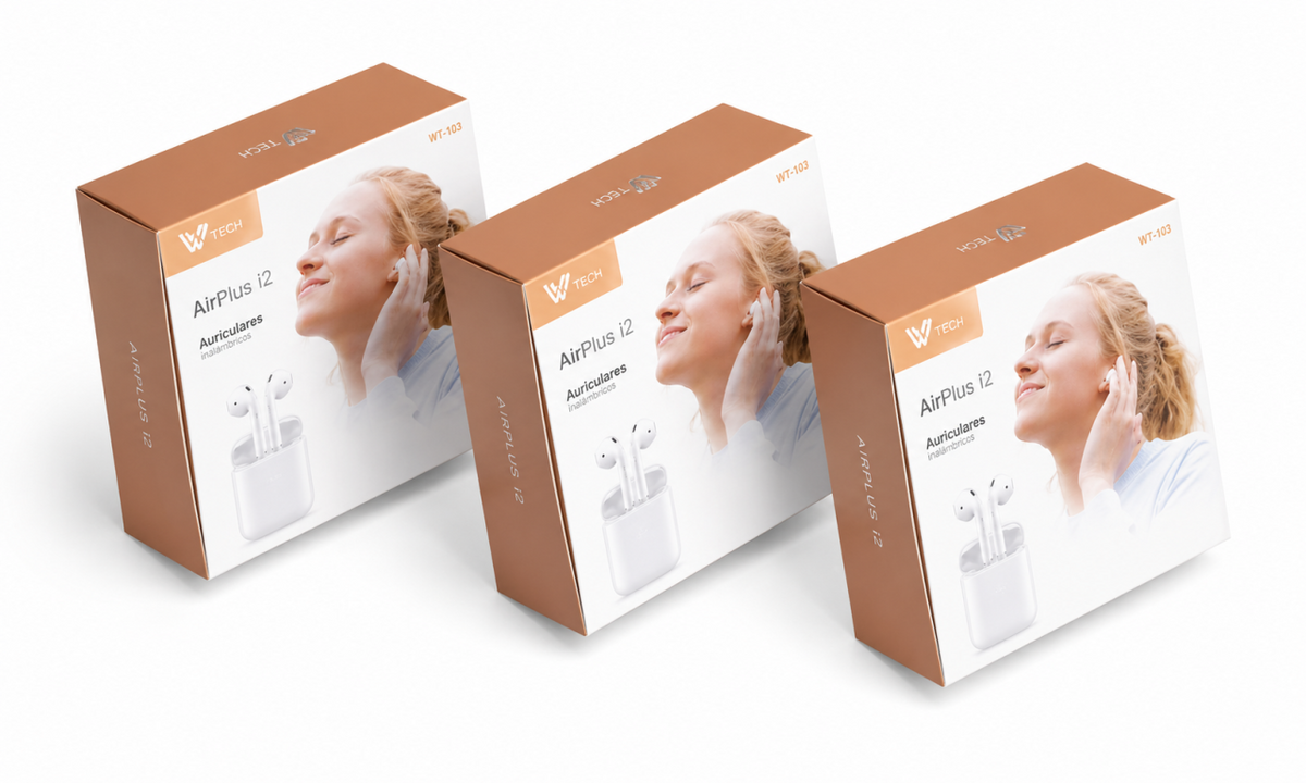 Auriculares Sem Fios i12 Bluetooth com Estojo de Carregamento