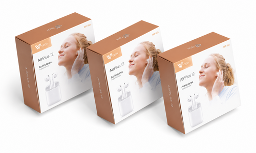 Auriculares Sem Fios i12 Bluetooth com Estojo de Carregamento