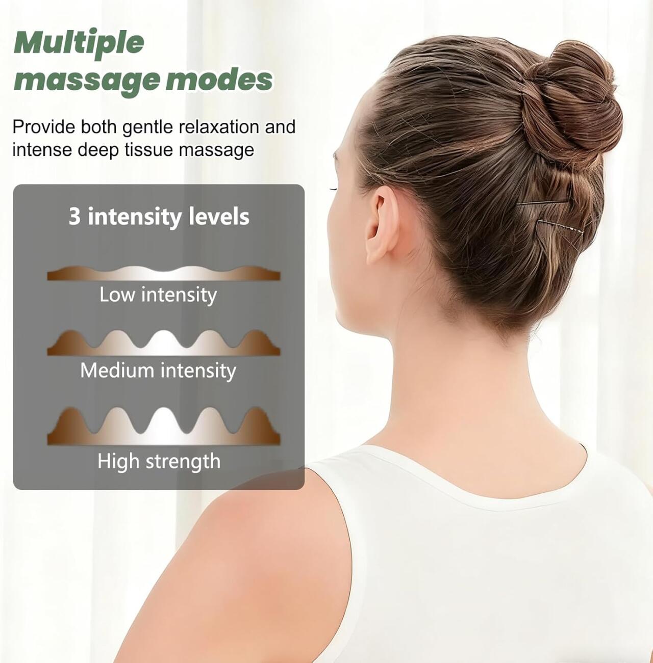Massajador Cervical e Costas 4D BN4295 – Mão Biónica com Calor