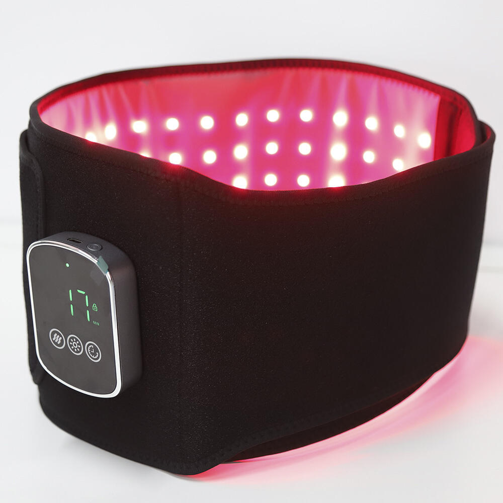 Cinto Vibratório de Terapia com Luz Vermelha e Infravermelha