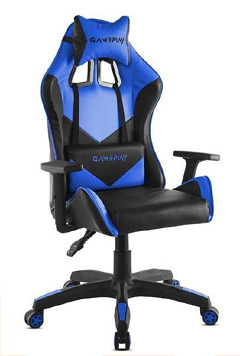 Cadeira Gaming Ergonómica Reclinável com Rodas 360°