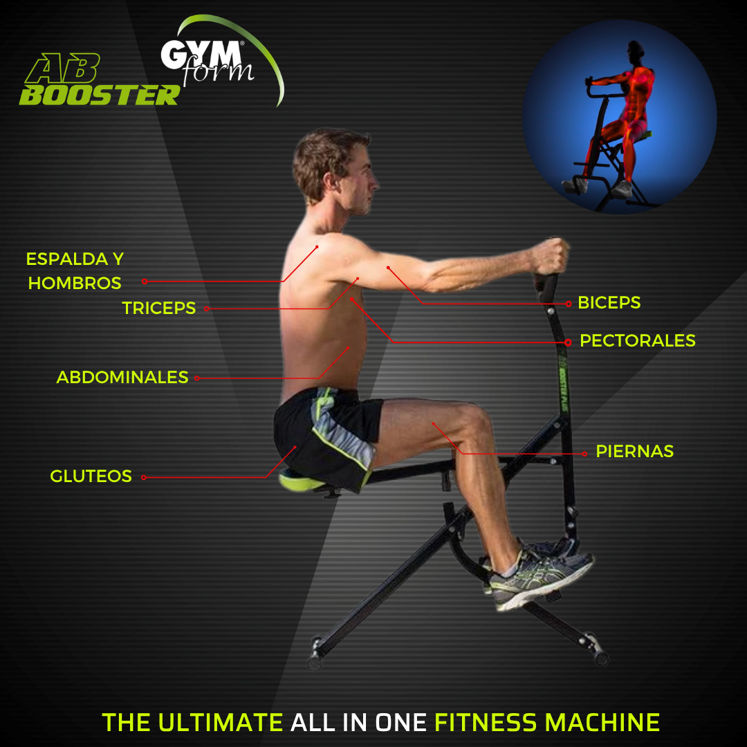Equipamento de Musculação e Abdominais – AB Booster Plus