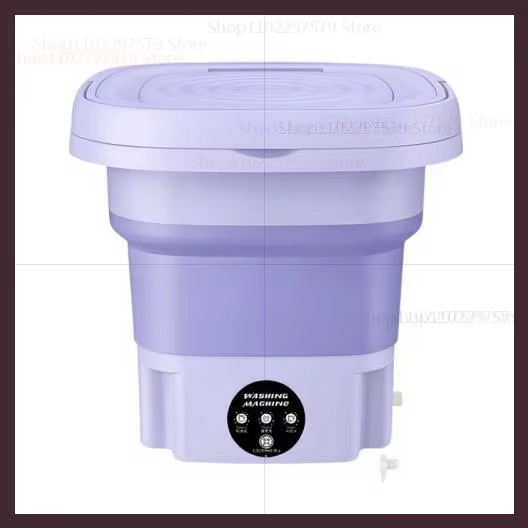 Máquina de Lavar Portátil Dobrável 9L – Ideal para Espaços Pequenos