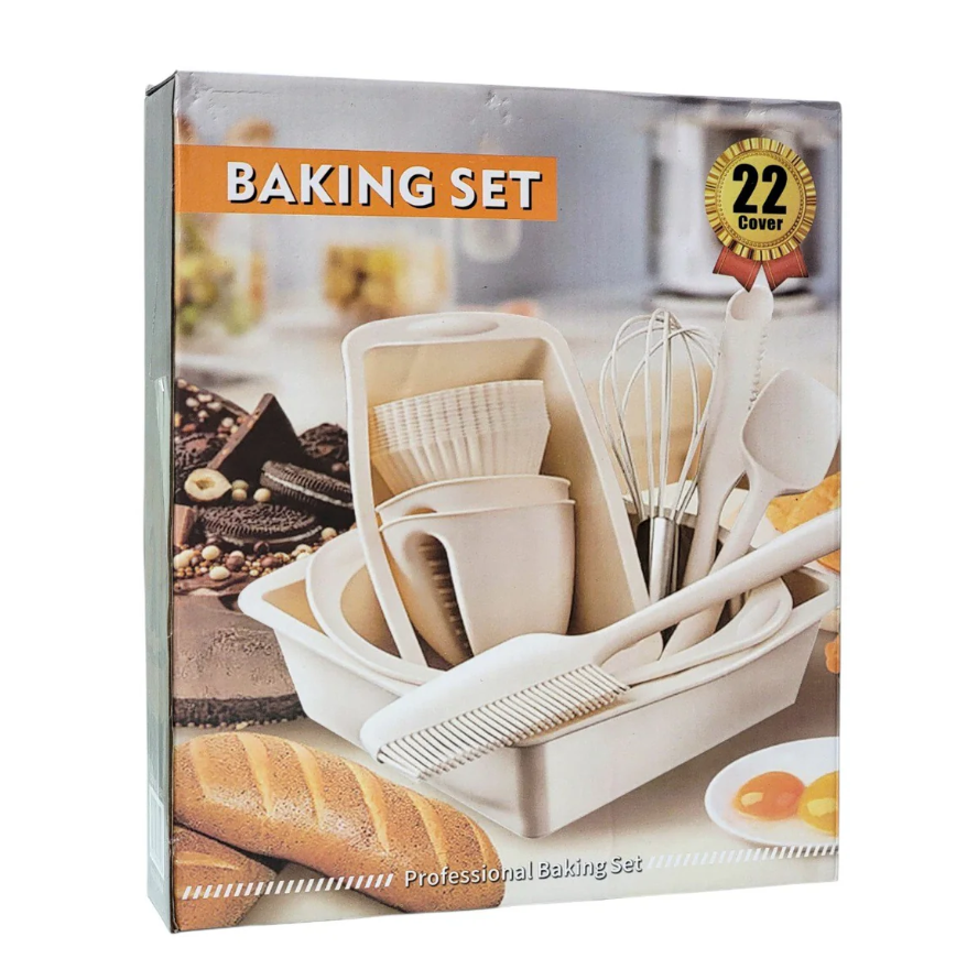 Set Profissional de Cozinha com Acessórios de Silicone 22 Peças