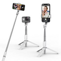 Pau de Selfie Extensível Q02 com Suporte Estável