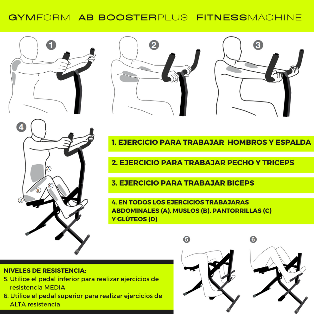 Equipamento de Musculação e Abdominais – AB Booster Plus