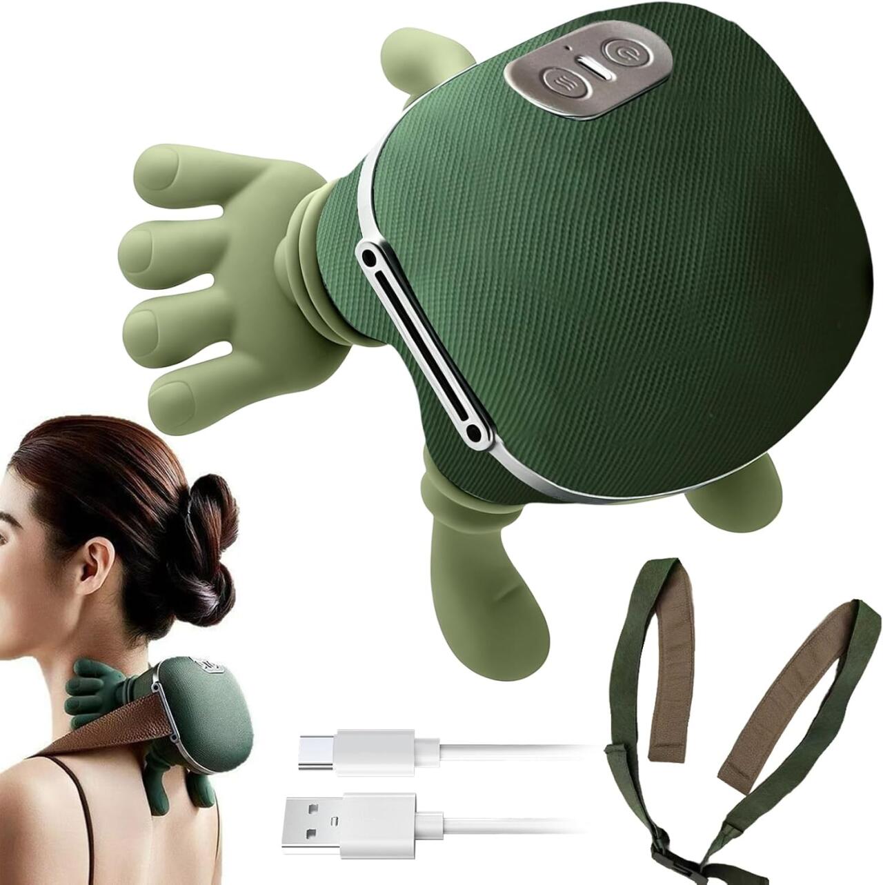 Massajador Cervical e Costas 4D BN4295 – Mão Biónica com Calor