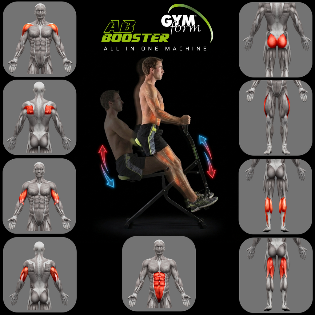 Equipamento de Musculação e Abdominais – AB Booster Plus